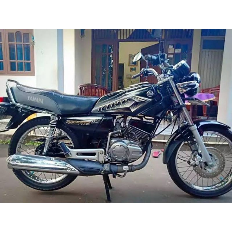 Stiker Lis Sticker Standar Ori Yamaha RX-KING Cobra 2008 Hitam Striping Lis RX King 2008 Hitam