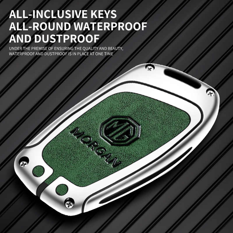 Case Kunci Mobil Bahan Kulit Zinc Alloy Silikon Bening Untuk MG6 Mg ZS Hsezs MG5 GT HS GS