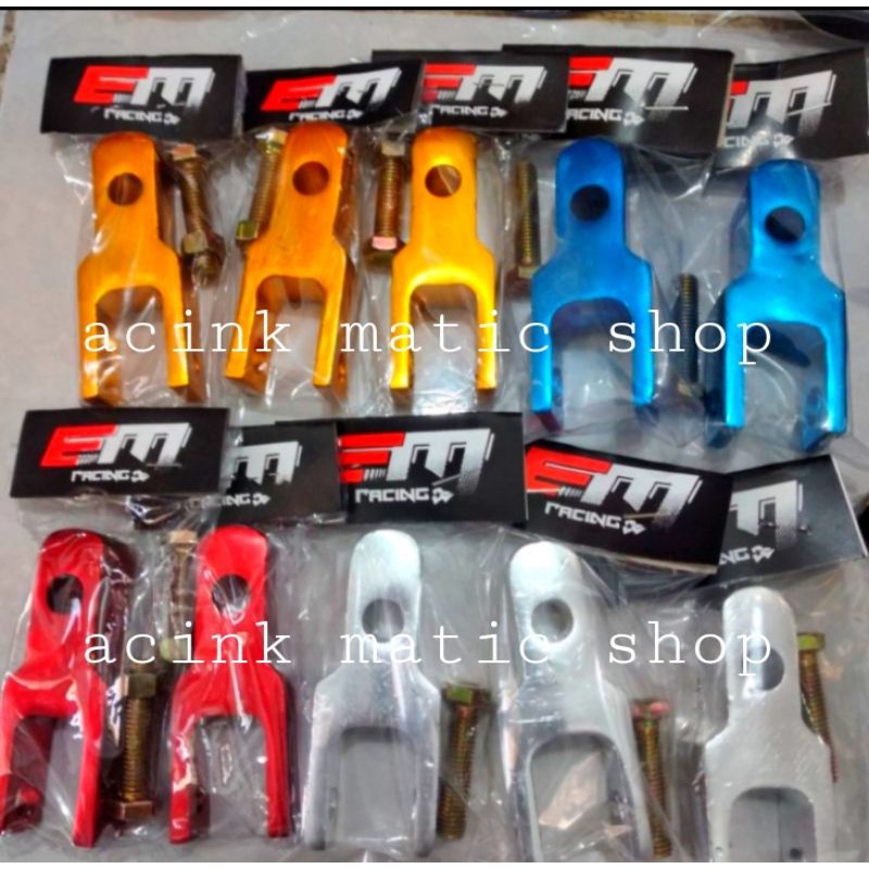 Peninggi shockbreaker belakang motor matic variasi full cnc vario mio beat acoopy fino xeon