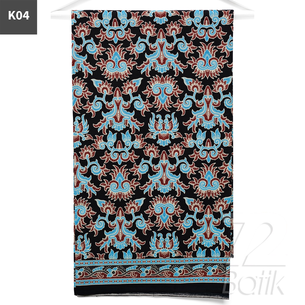 KAIN BATIK PREMIUM Bahan Katun Motif Tirta Alam Warna Biru Tua 721858 Cap 72 Jarik Jarit Samping Kebat Panjang Batik Katun Modern Premium Bahan Seragam Batik Pernikahan Kantor Keluarga Murah Kamen Jadi Batik Bali Lembaran