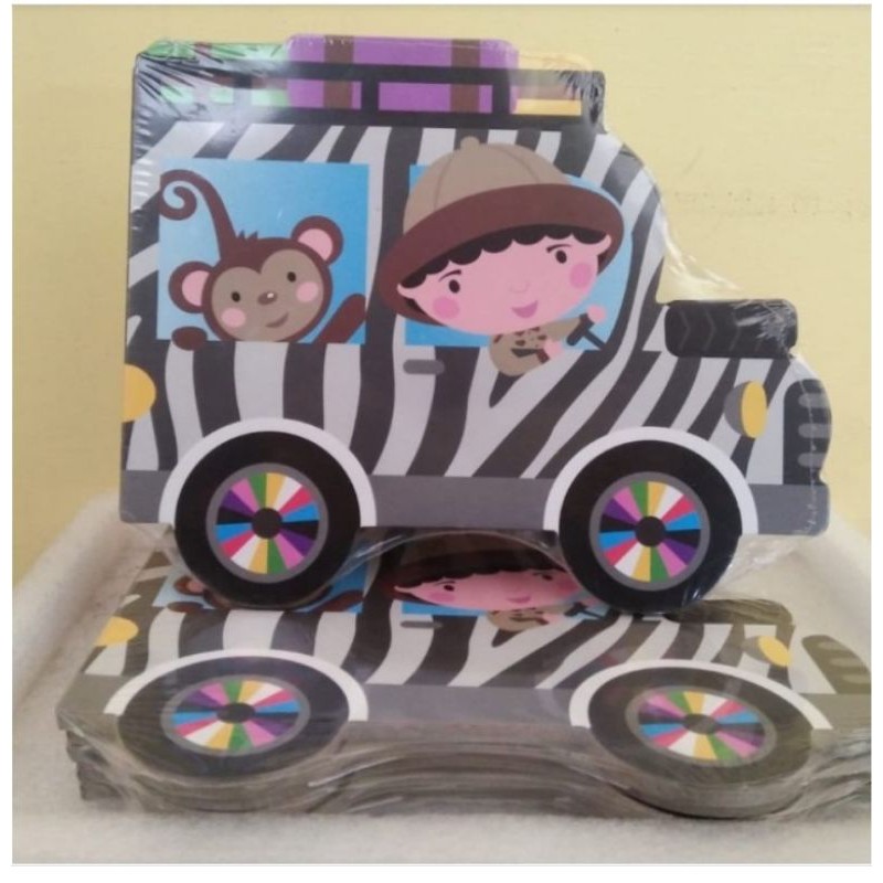 Import Book Board Book Children Book Reader Book On Wheels - Jeep
