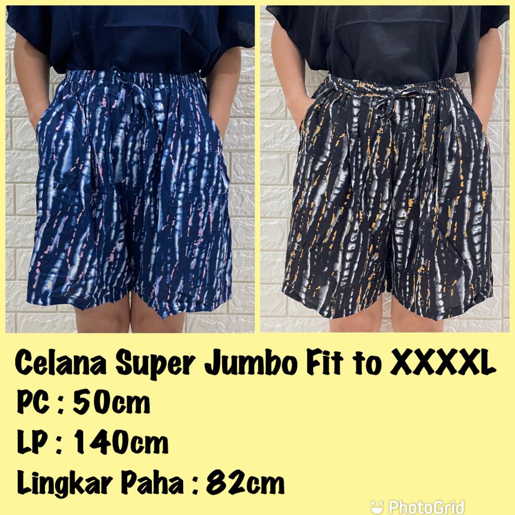 CELANA PENDEK ABSTRAK SUPER JUMBO BALI REAL PICT diatas 100kg muat!!! only celana