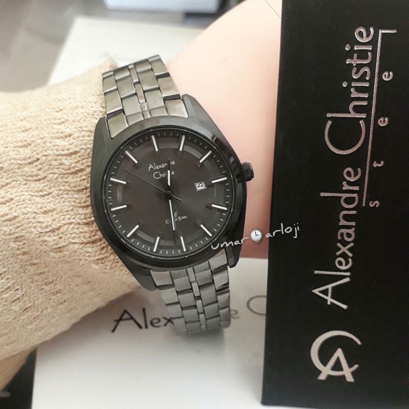 Jam Tangan Wanita Alexandre Christie Ac 8637 Ld Classic Steel Original