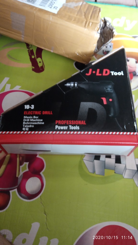 Mesin Bor Bolak Balik 10mm Kayu Besi J.ld 10-3 Jld