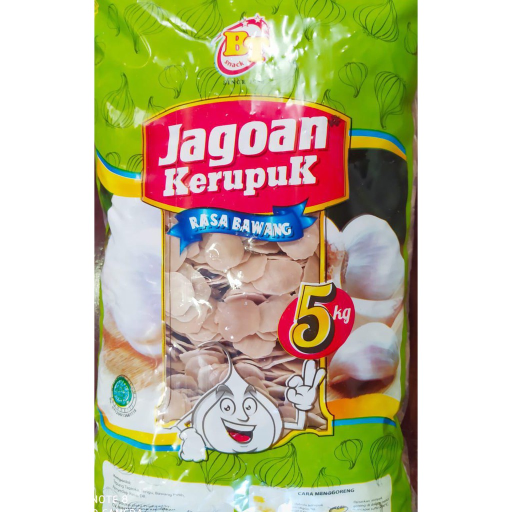 

Jagoan kerupuk rasa bawang ukuran 5 kilo