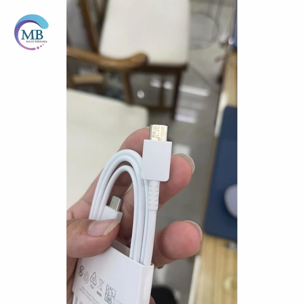 Kabel Data Cable ORIGINAL Samsung cabutan S21 nonpack super fast Charging for Galaxy A23 A33 A53 A73 5G s21+ S21fe s21ultra s22 s22+ s22ultra note20 Note20ultra s23 s23+ s23ultra z flid 4 z fold 4 z flip 3 z fold 3 Original TYPE C TO TYPE C MB4882