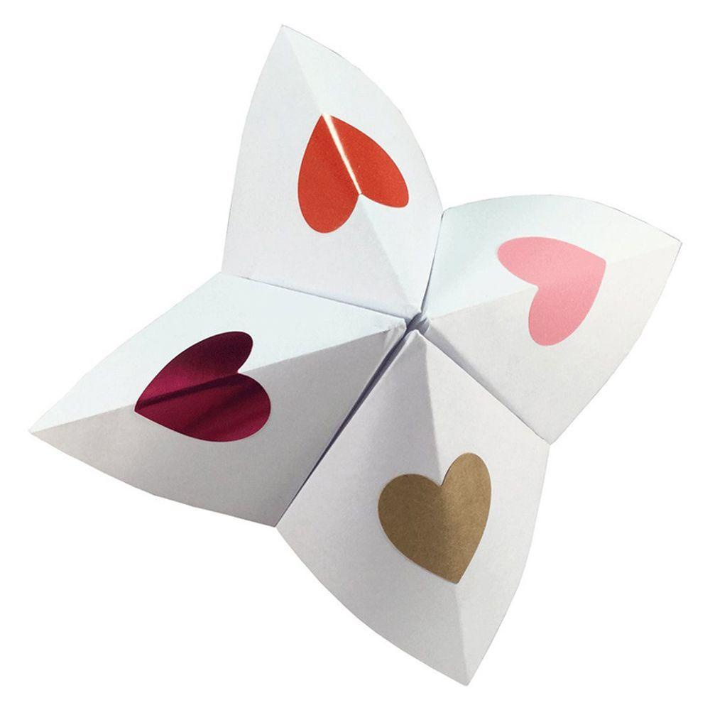 Suyo 500pcs Love Heart Shaped Cute Gift Packaging Stiker Alat Tulis