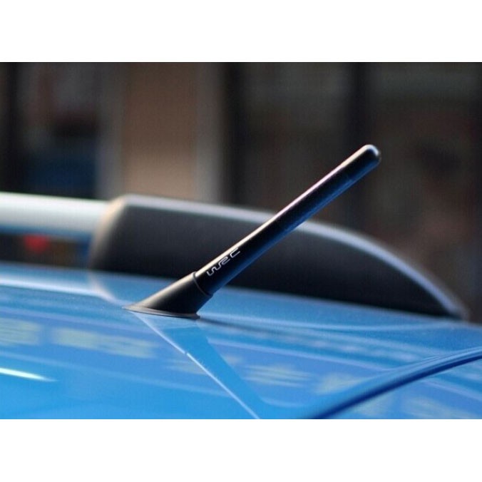 Metal Carbon Fiber Car Antenna / Antena Mobil - Black