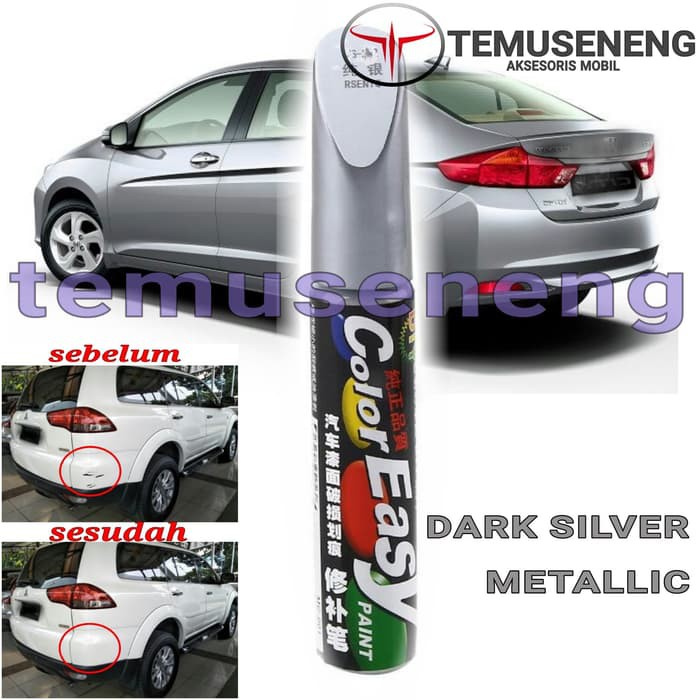 Spidol Mobil Cat Warna Dark Silver Stone Grey Abu Tua Penghilang Lecet