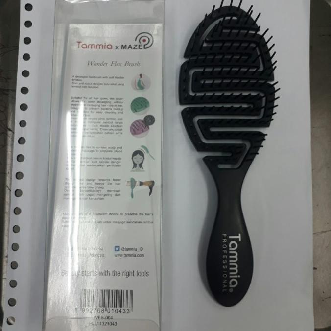 Sisir Tammia X Maze Wonder Flex Brush wfb 004 DISKON
