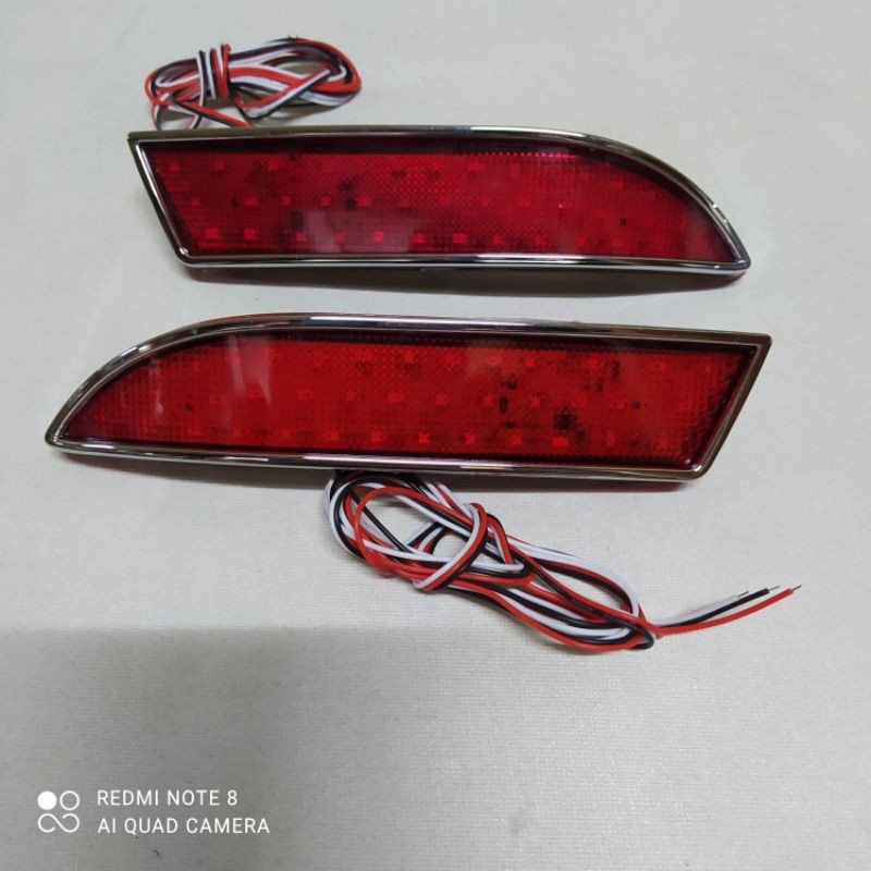 lampu reflektor lis chrome all new avanza