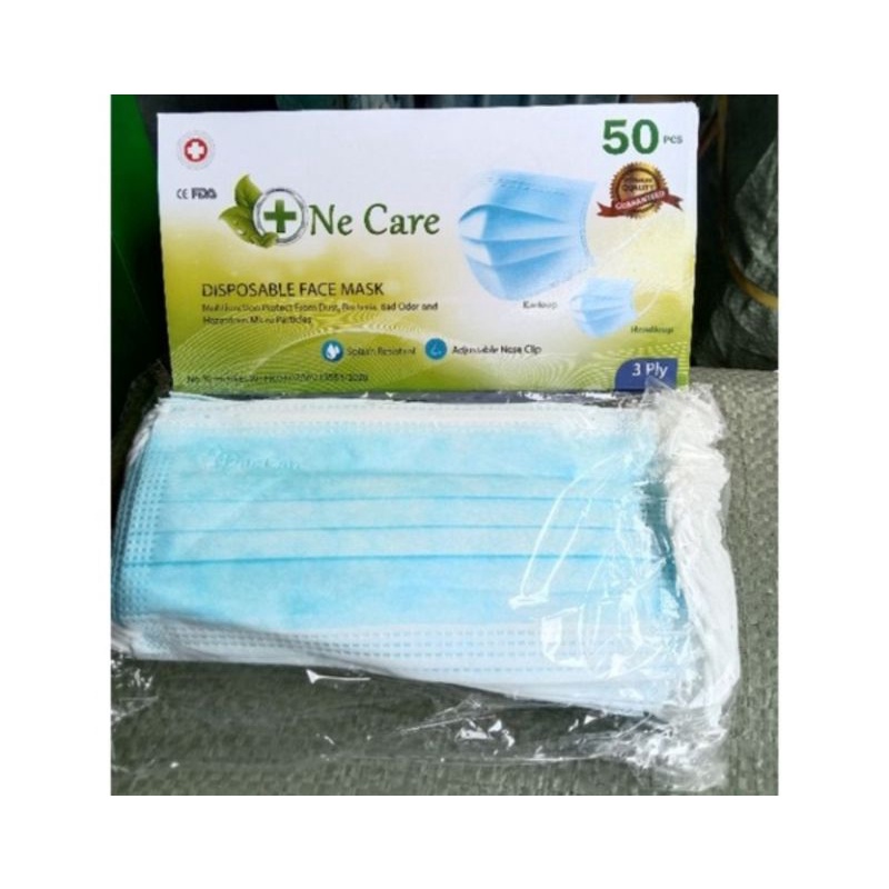 Masker Maxhealth / +Ne Care Earlope 3Ply Disposable Mask Harga Promo Termurah Isi 50