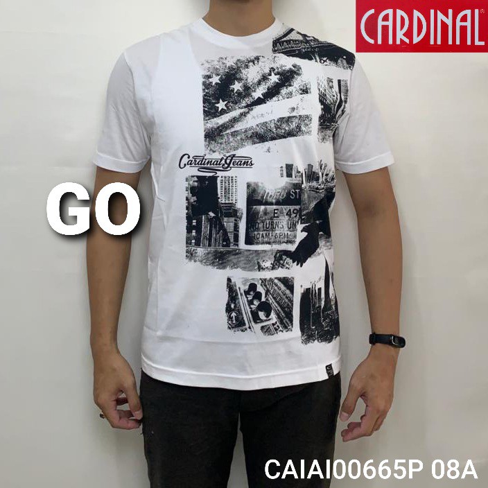 gof KJL CARDINAL JEANS KAOS T-Shirt COWOK Reguler Slimfit Baju Cowok Kaos Cardinal