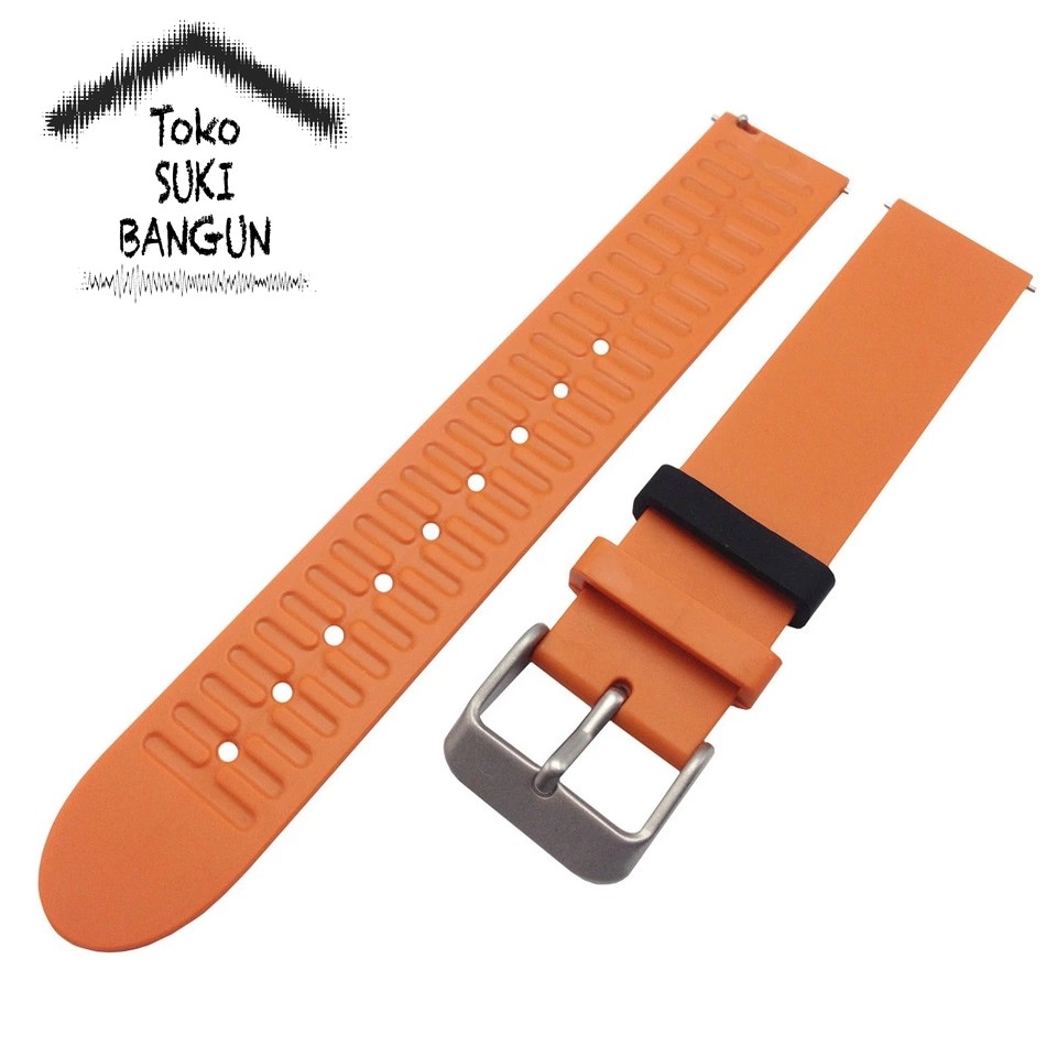 TALI JAM 18mm QUICK RELEASE Rubber THIN Colorful Watch Band Strap