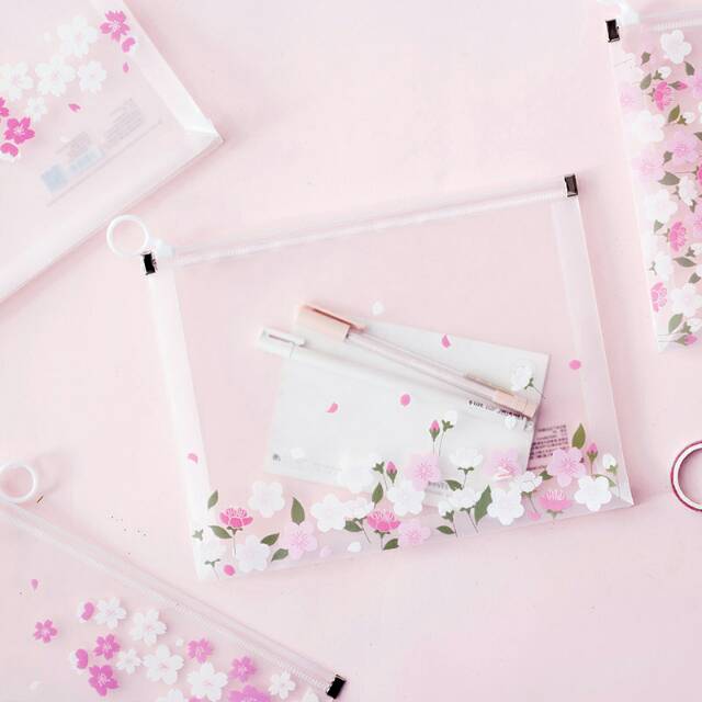 

Sakura Viewing Zipper File Folder A4