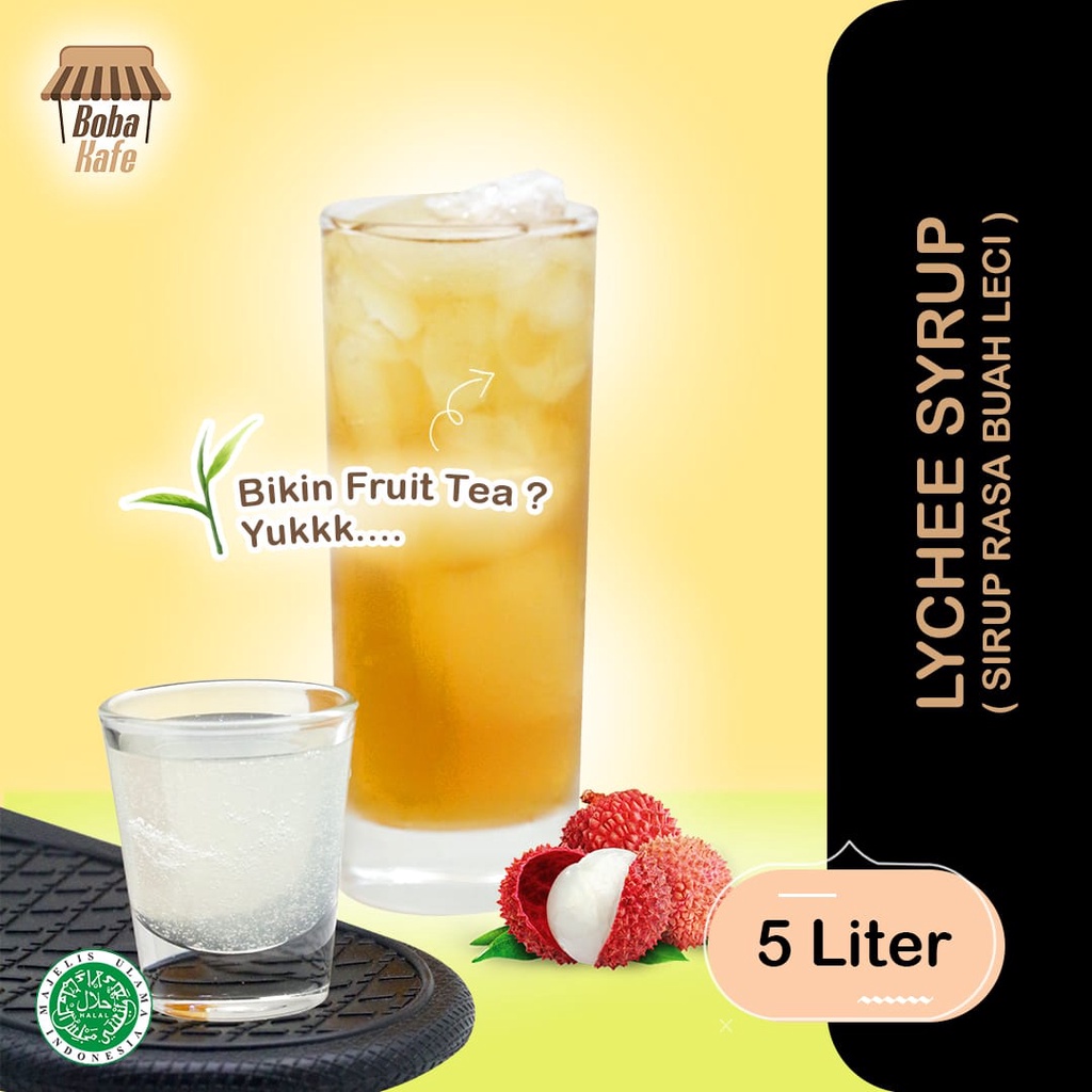 

LYCHEE CONCENTRATED SYRUP (MERK ITPIN) - UKURAN 7KG/5LITER - SIRUP LECI TERMURAH