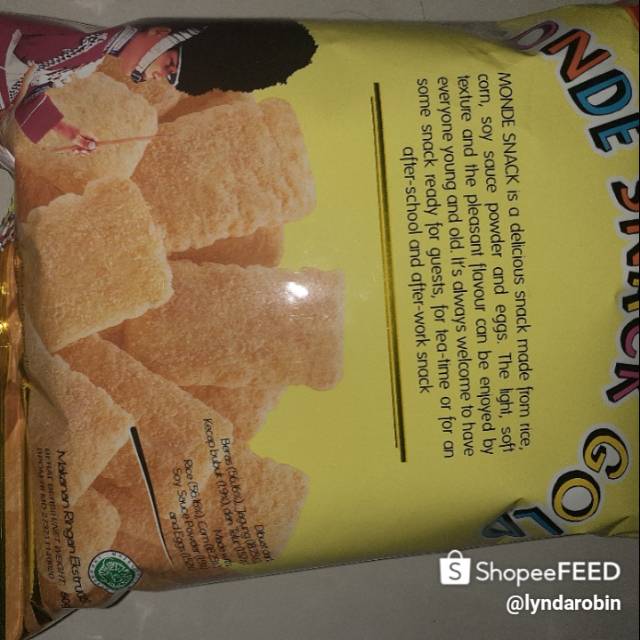 

Monde serena snack gold 50g