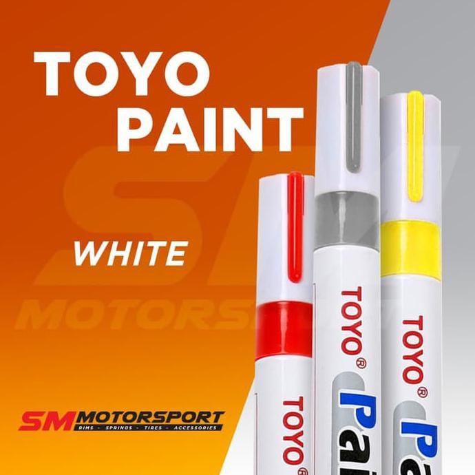 

Spidol ban TOYO warna putih Kode 1299