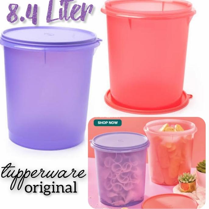 

TUPPERWARE 8.4 LITER JUMBO KERUPUK KERIPIK KEMBANG GOYANG RENGGINANG XCD521XS
