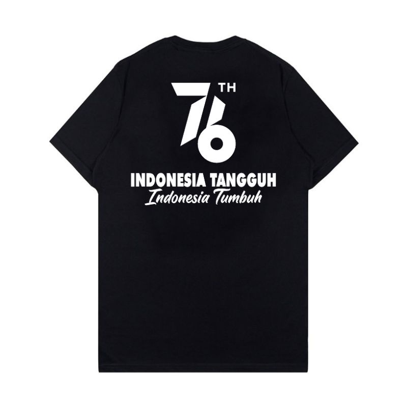 BAJU KAOS 17 AGUSTUSAN KAOS KEMERDEKAAN INDONESIA KAOS HUT RI KE 76