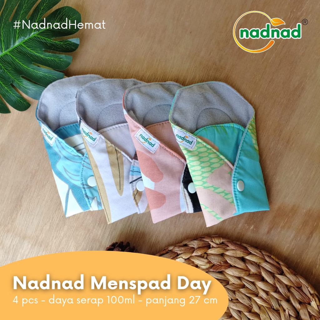 Pembalut Kain Wanita Menstrual Pad Bisa Dipakai Berulang-Ulang Menspad Nadnad Murah