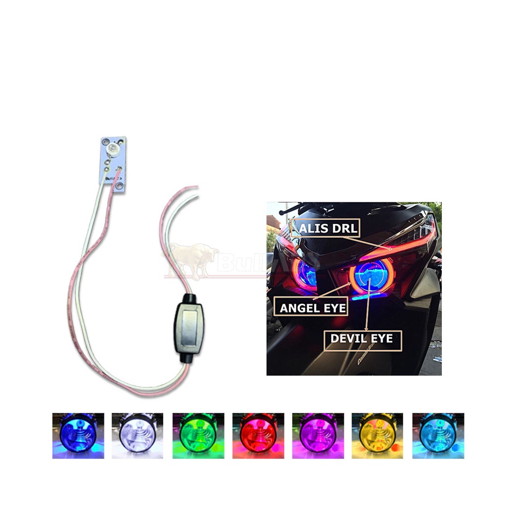 Devil Eye Led BULLAES I Devil Led I Devil Projie I Demon Eye Projector I Demon Led SKU-1194