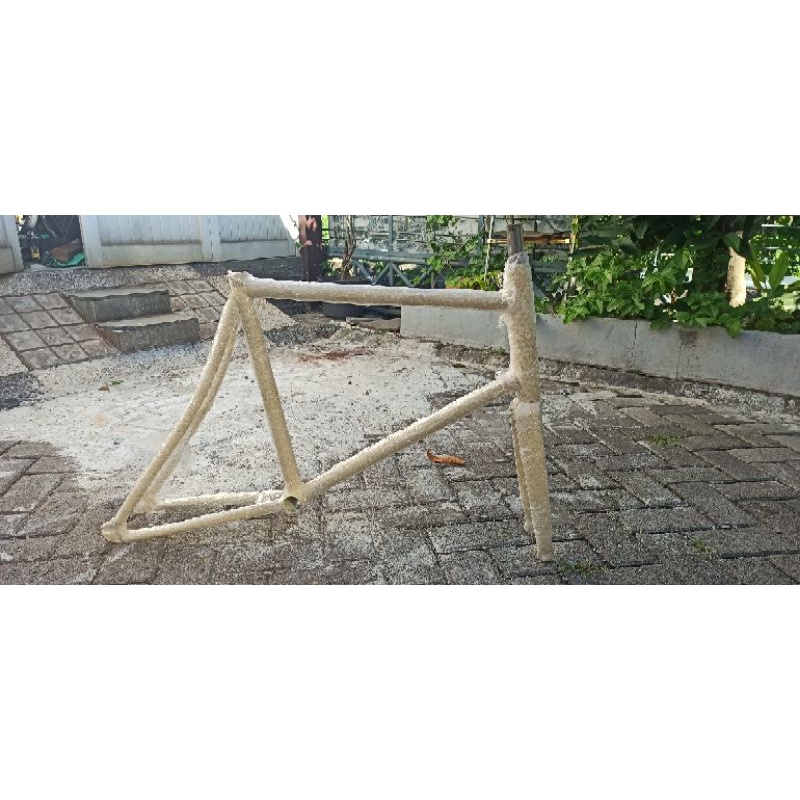 frameset fixie minivelo single speed 20- 20 1 1/8 khs headset oversize cream classic nt kosda mosso