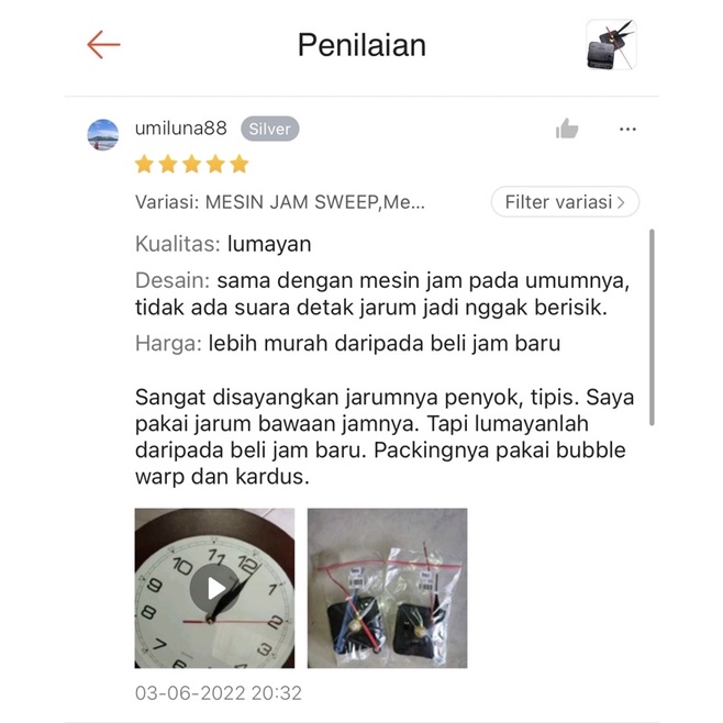 Mesin jam dinding halus kaiwa 3268B mesin jam dinding sweep mesin jam dinding dinding bagus mesin jam dinding detak detik 3268ST mesin jam tanpa suara mesin jam anti berisik
