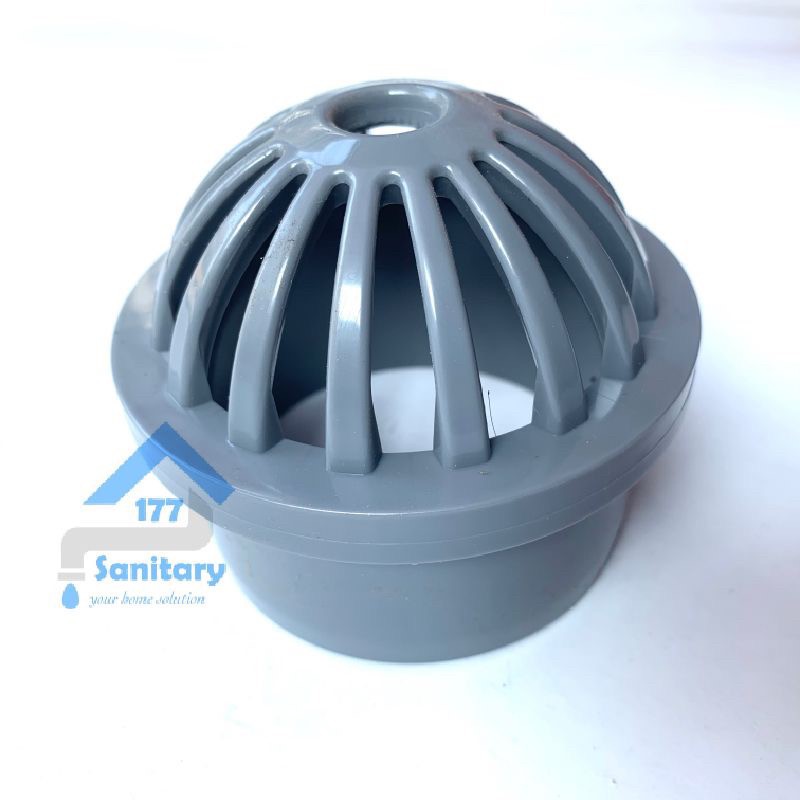 Floor Roof Drain 2 3 4 Inch PVC Tebal Plastik Soligen -Saringan Air Talang Atas Pembuangan Air Hujan Atap Atas drain drainer strainer /C48