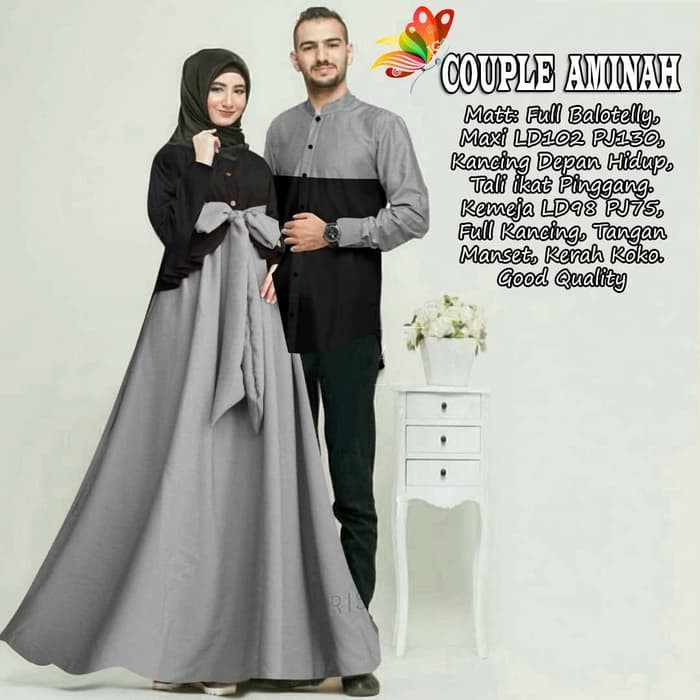 COUPLE MUSLIM / COUPLE AMINAH / BAJU COUPLE KONDANGAN PESTA MEWAH