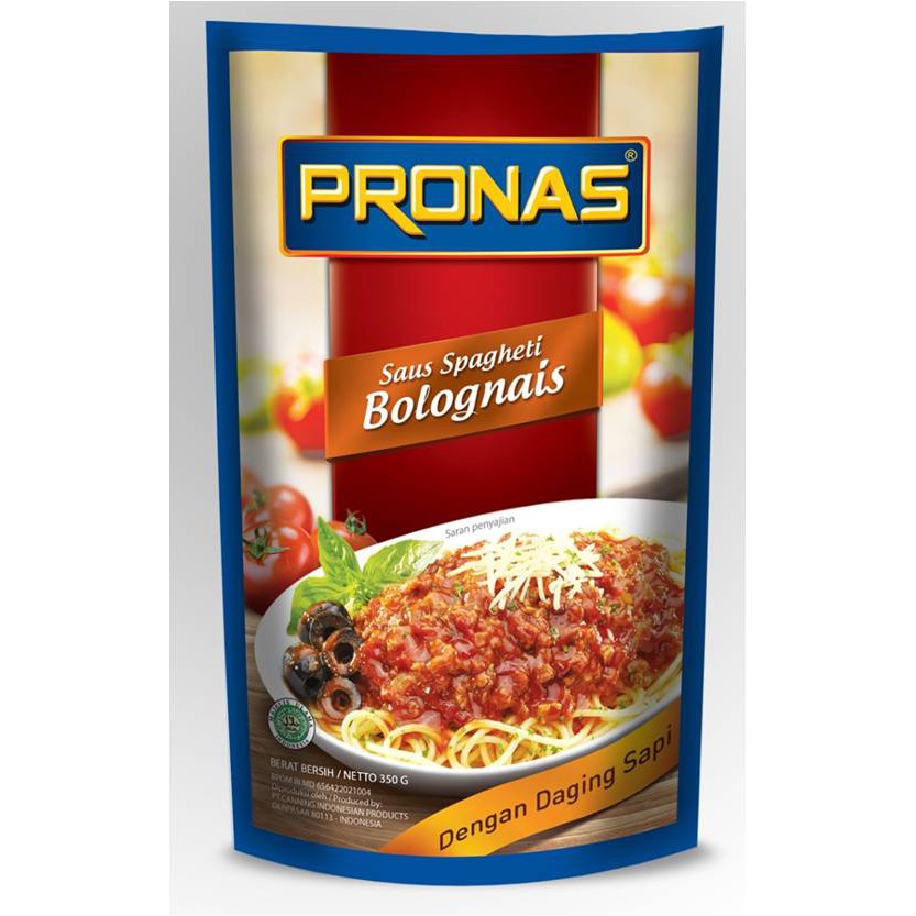 PRONAS SPAGHETTY SAUCE 350 GR