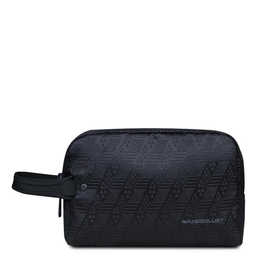 Paling Laris Bodypack Wanderlust Rawk Dopp Kit - Black