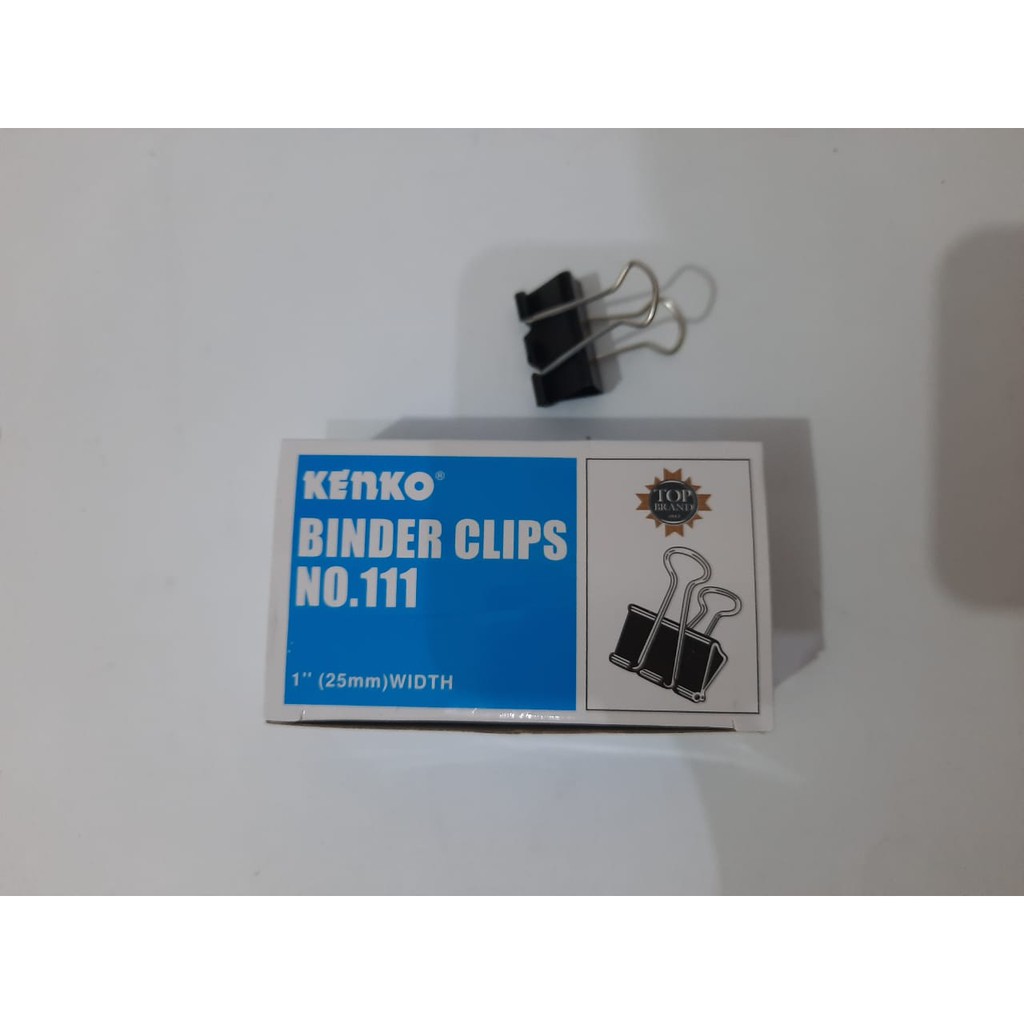 Kenko Binder Clip No.111 ( penjepit kertas / paper clip )