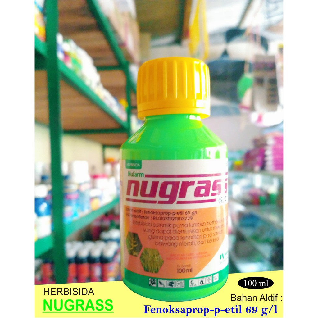 Herbisida NUGRASS 100 ml Pembasmi Rumput Jawan Di Sawah