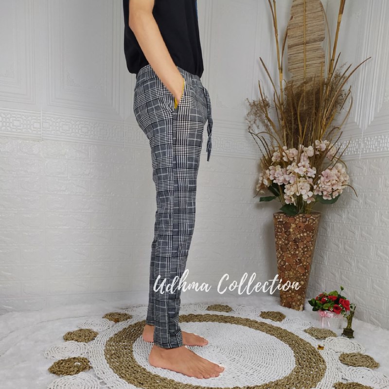 BAGGY KOTAK BASIC DOTY / CELANA TARTAN PANJANG / LUNA PANTS MOTIF KOTAK