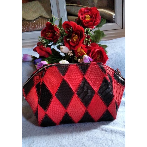 Poch/Tas kulit ular phyton