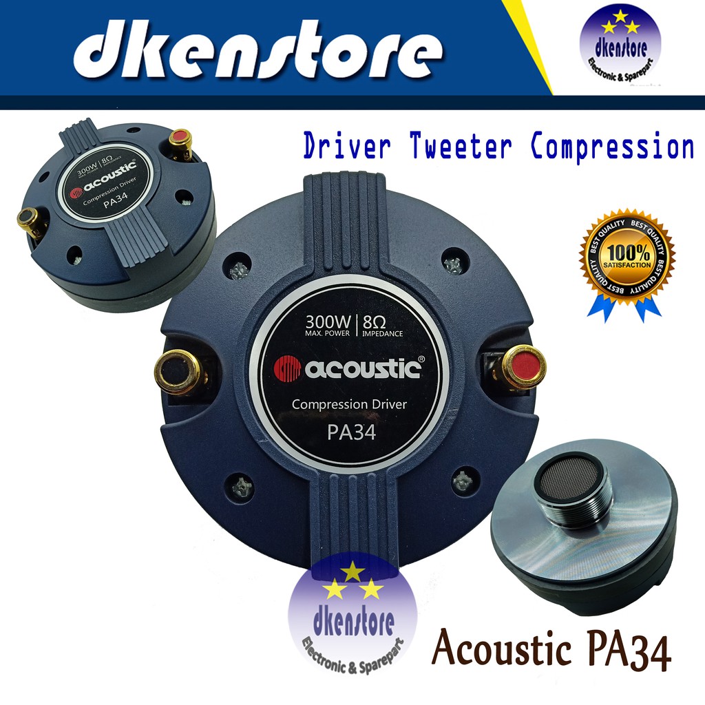 Driver Tweeter Acoustic PA34