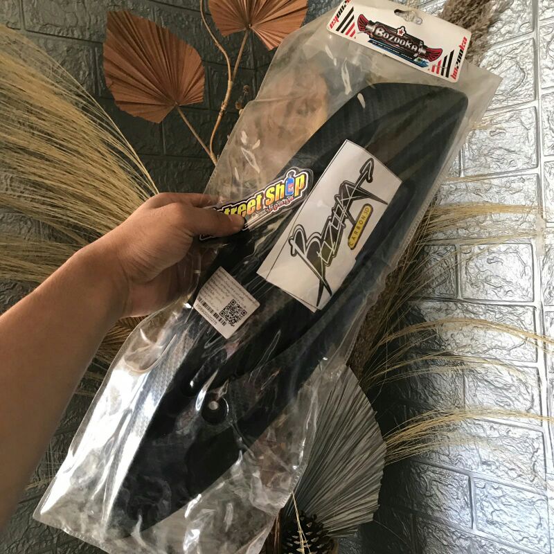 tameng knalpot karbon motif kevlar mio j / mio 115 i by bozooka