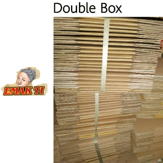 

Double box extra kardus karton packaging sambal EmakTi