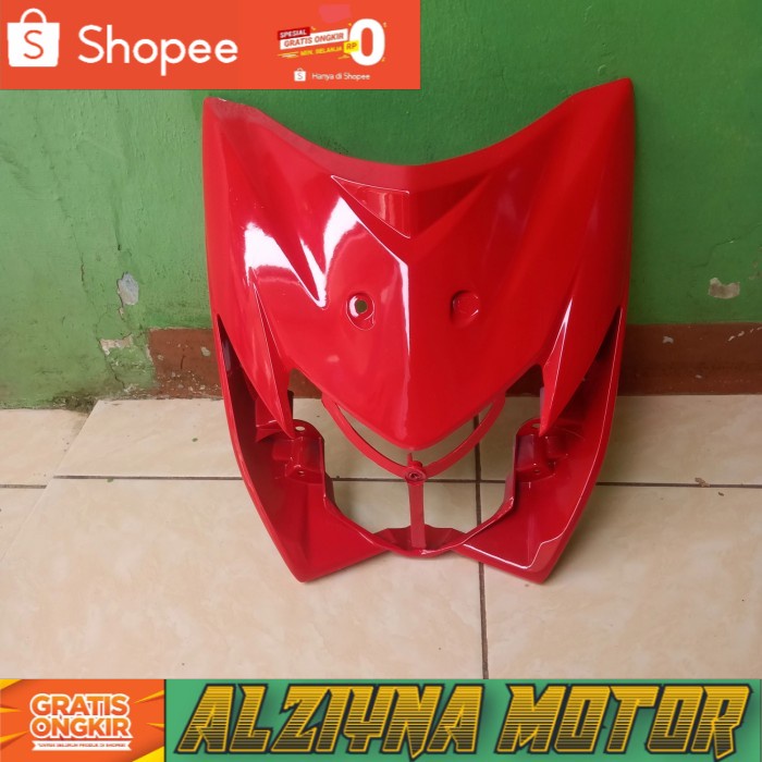 Tameng body depan Honda Blade lama merah