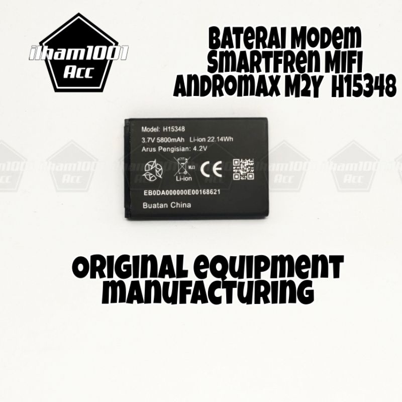Baterai Modem Smartfren MIFI Andromax M2Y batrai batre hp Smartfren