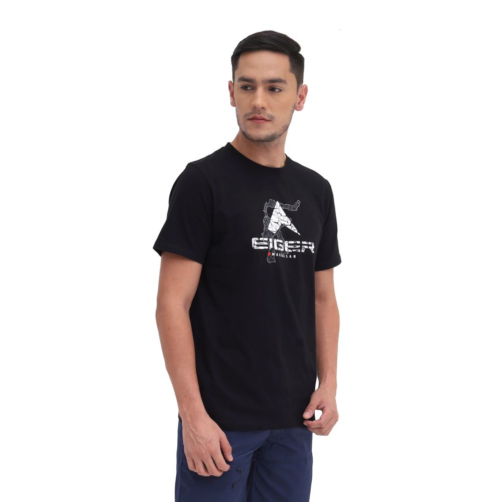 Kaos Pria Distro Original 100% EIGER NEW EIGER MAKASSAR T-SHIRT
