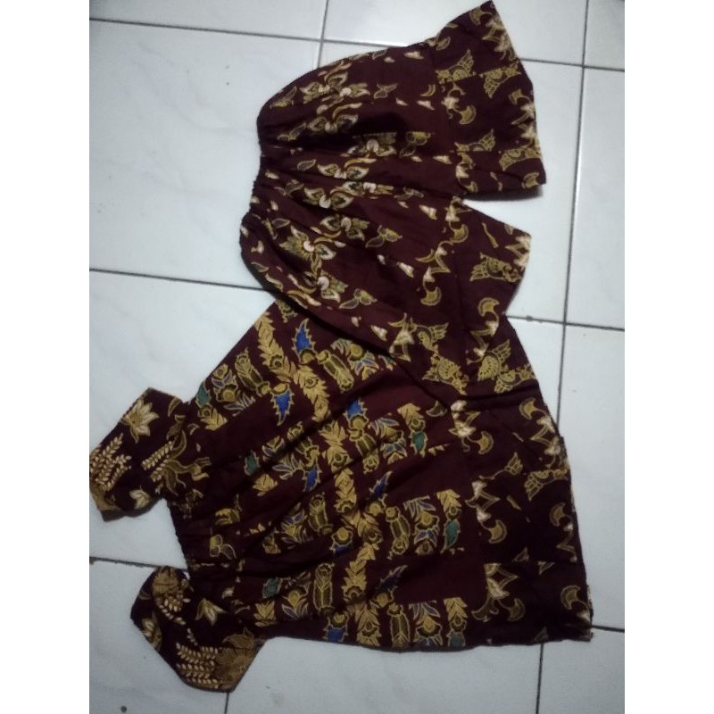 stelan anak anak batik dan ranyon.sambungan/perca