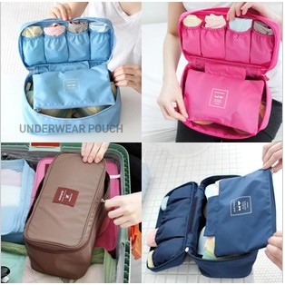 Tempat Penyimpanan Tas Kosmetik Make Up Traveling Organizer Pouch Unik Sabun Mandi Shampo Simpan Bar