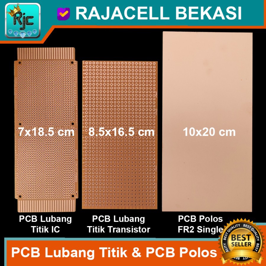 Jual PCB Lubang Titik IC Transistor PCB Polos FR2 Circuit Board PCB