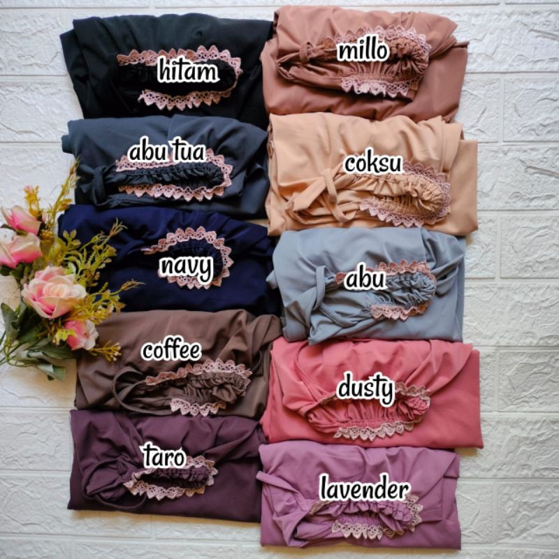 JILBAB YUKA KERUT RENDA / JILBAB KERUT / BERGO KERUT / JILBAB INSTAN KERUT / BERGO TALI KERUT / JILBAB BERGO TALI / BERGO JERSEY / JILBAB INSTAN
