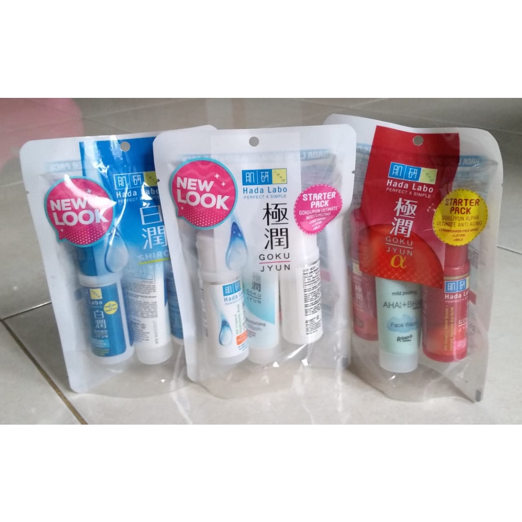 Hada Labo Starter Pack  | Gokujyun Starter Pack | Shirojyun Starter Pack | Gokujyun Alpha Starter Pack