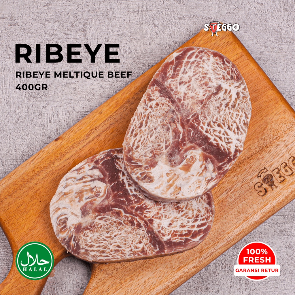 

400 Gram Ribeye Beef Wagyu (100% HALAL DAN NIKMAT) by STEGGO
