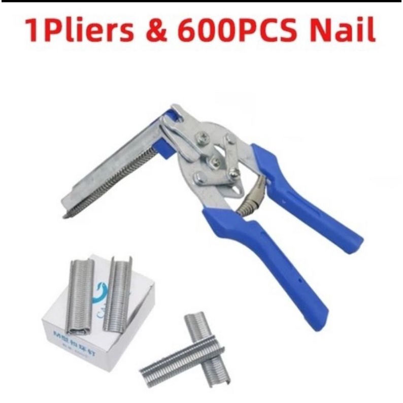 Tang kandang + 600 pcs Nail / tang kandang ayam kelinci burung kucing