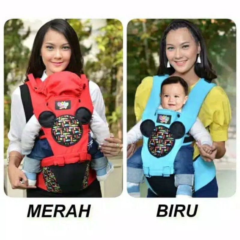 Gendongan Bayi Baby Hipseat Baby Joy , Gendongan Bayi Depan Motif Minnie Gendongan Hipseat Baby Joy